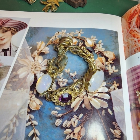 Vintage Kafin‎ NY gemstone bracelet - Picture 2 of 10